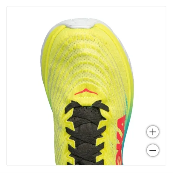 NEW! Hoka Men's Mach 5 Shoes Sneaker Lightweight Lace-up Yellow Primrose Size 12