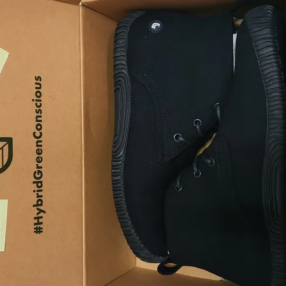 New! Hybrid Green Label casual wool boot black shoes winter sneakers high top