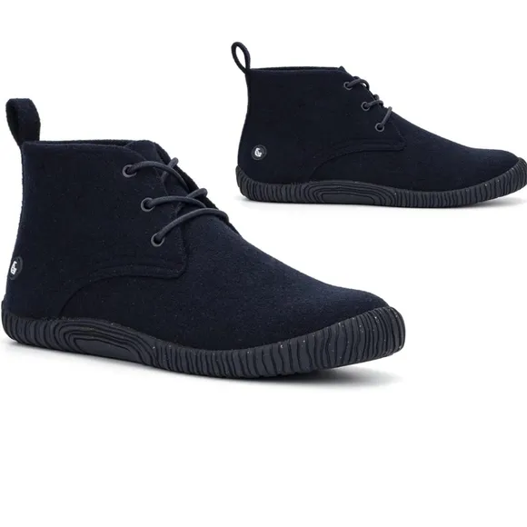 New! Hybrid Green Label casual wool boot black shoes winter sneakers high top