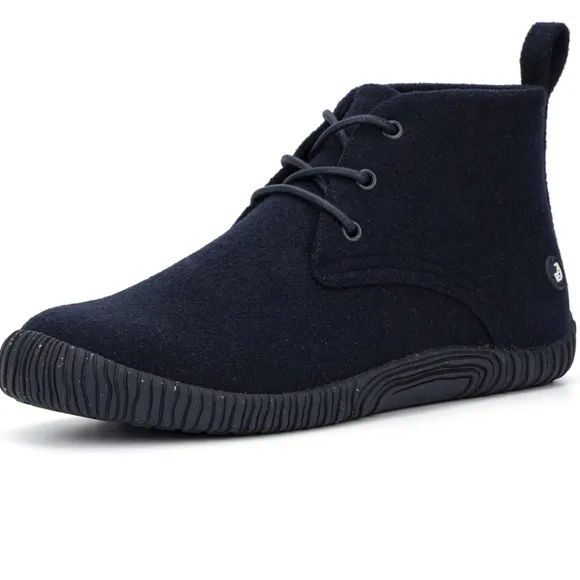 New! Hybrid Green Label casual wool boot black shoes winter sneakers high top