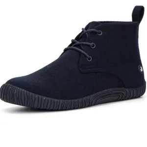 New! Hybrid Green Label casual wool boot black shoes winter sneakers high top