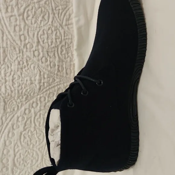 New! Hybrid Green Label casual wool boot black shoes winter sneakers high top