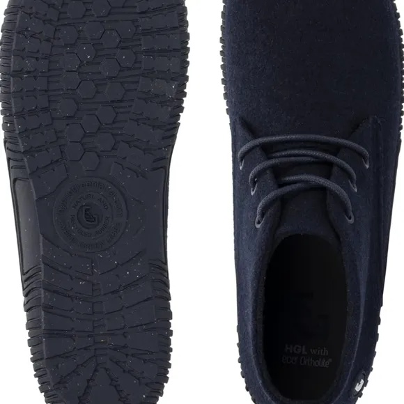 New! Hybrid Green Label casual wool boot black shoes winter sneakers high top