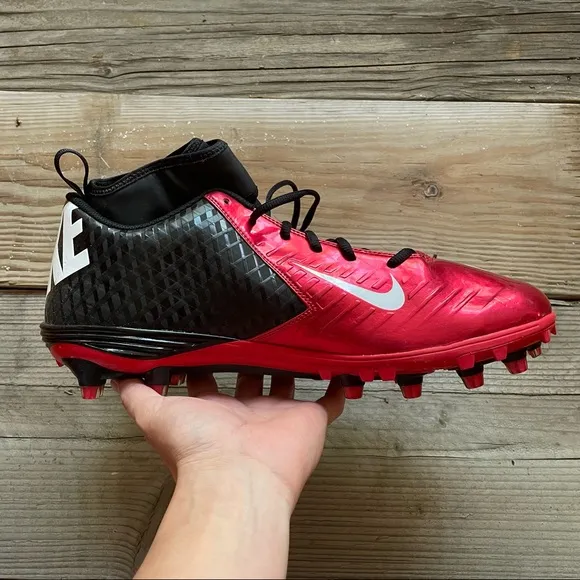New Men Nike Lunar Superbad Pro TD Football Cleats Atlanta Falcons