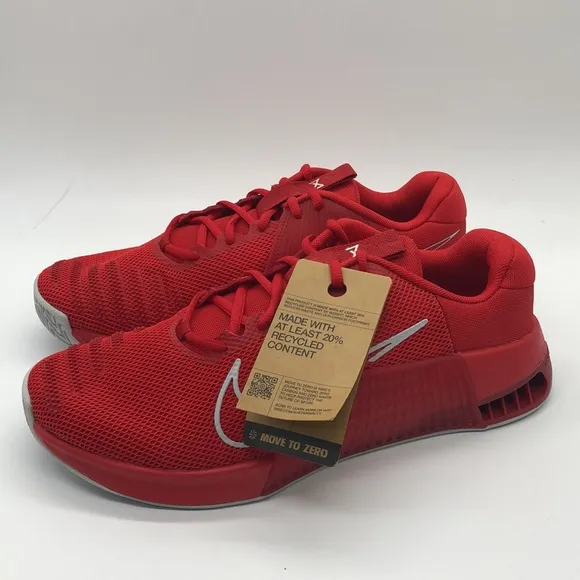 New Men’s Nike Metcon 9 University Red Workout Training Shoes DZ2617-600 NWOB
