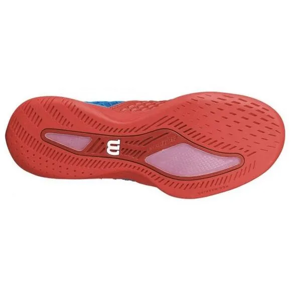 NEW Men's Size 7 WILSON Rush Pro Glide Tennis Shoes Sneakers Red Blue WRS320400