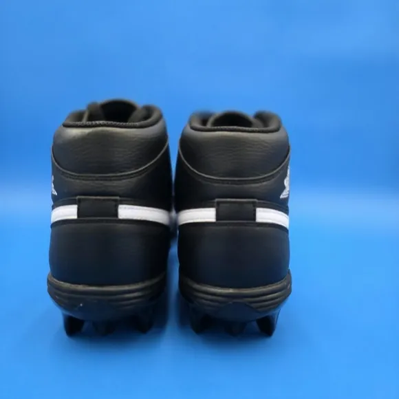 New Nike Air Jordan 1 Mid Football TD Men's Size 13.5 Cleats Black FJ6805-001