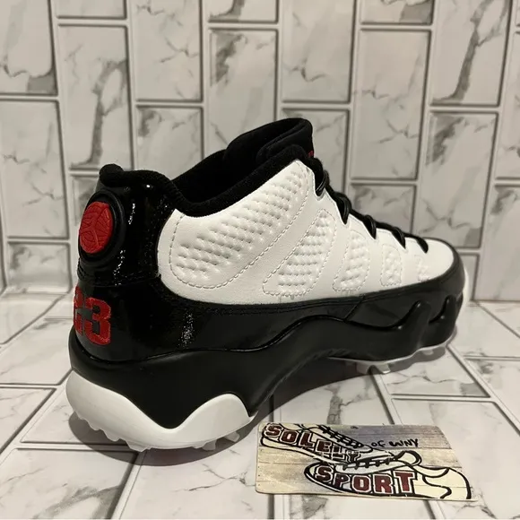 New Nike Air Jordan 9 Retro Low Golf Shoes Cleats White Black Red Bred Mens 7