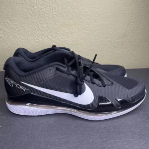 New Nike Air Zoom Vapor Pro HC Men Size 12.5 Black White Tennis Shoes CZ0220-024