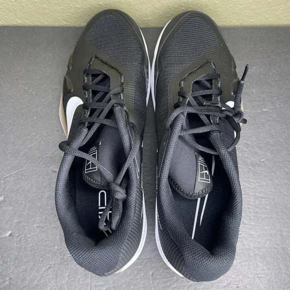 New Nike Air Zoom Vapor Pro HC Men Size 12.5 Black White Tennis Shoes CZ0220-024