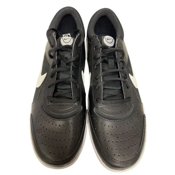 NEW! Nike Court Air Zoom Lite 3 Tennis Pickleball Black White Shoes Men's 9.5