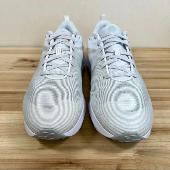 NEW Nike Downshifter 12 Road Running shoes Mens 10.5 White Pure Platinum NEW NIB