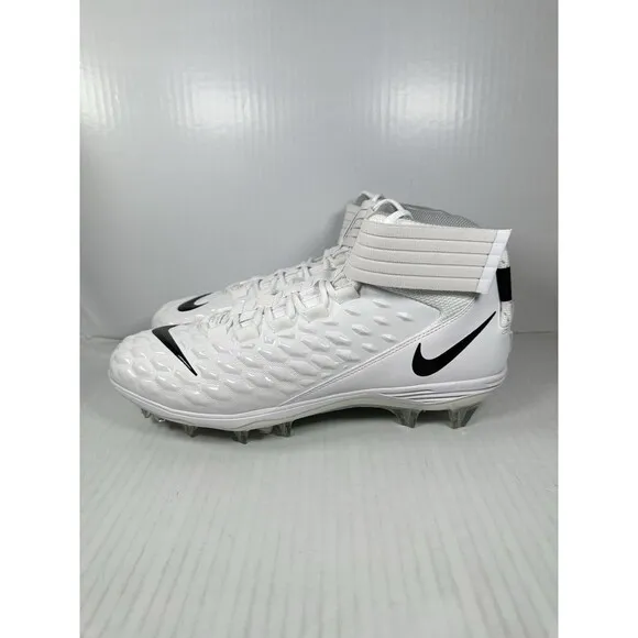 NEW Nike Force Savage Pro 2 Football Lineman Cleats White Size 13.5 AH4000-100