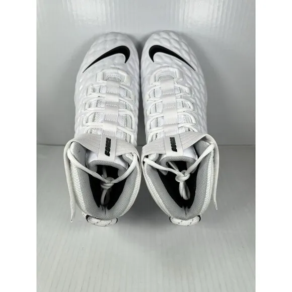NEW Nike Force Savage Pro 2 Football Lineman Cleats White Size 13.5 AH4000-100