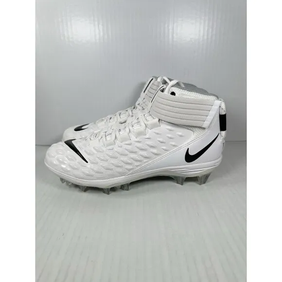 NEW Nike Force Savage Pro 2 Football Lineman Cleats White Size 9 AH4000-100