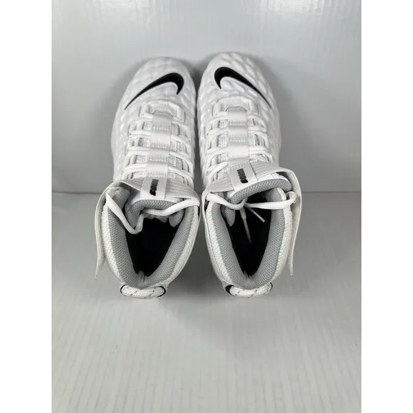 NEW Nike Force Savage Pro 2 Football Lineman Cleats White Size 9 AH4000-100