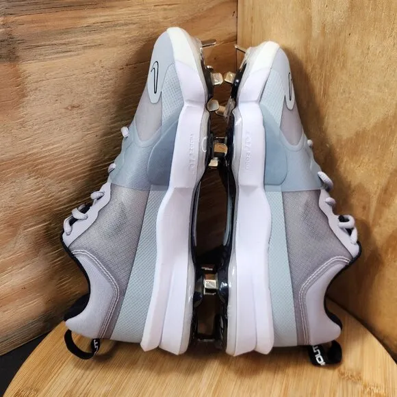 New Nike Force Zoom Trout 9 Mens Gray Metal Baseball Cleats Size 7.5 Shoes