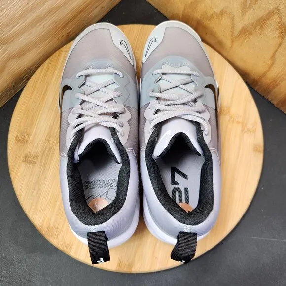 New Nike Force Zoom Trout 9 Mens Gray Metal Baseball Cleats Size 7.5 Shoes