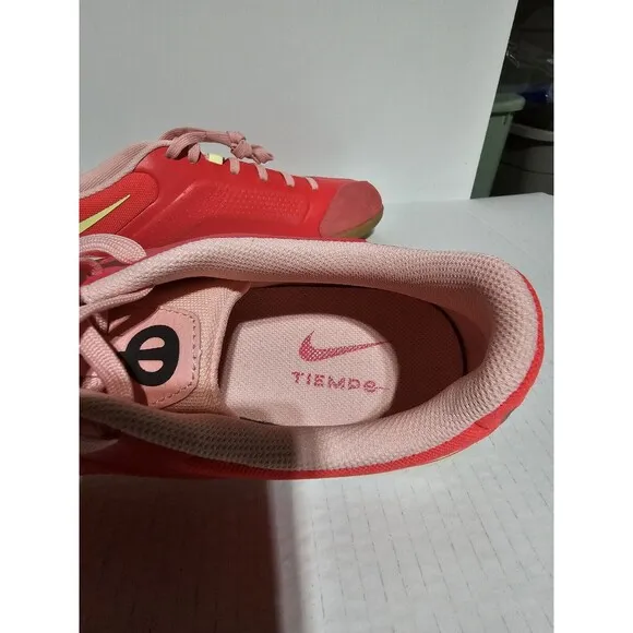 New Nike Legend 9 Academy Turf Siren Red Indoor Soccer Shoes Size 11 DA1190 -618