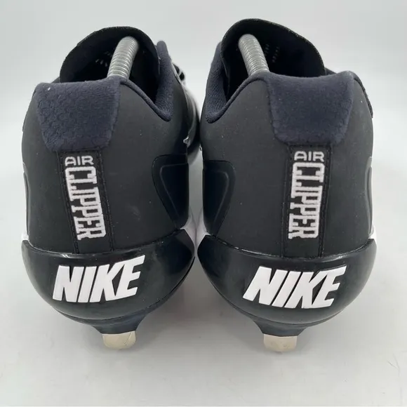 NEW! Nike Max Men’s Air Clipper 17 Black White Metal Baseball Cleats - Size 11