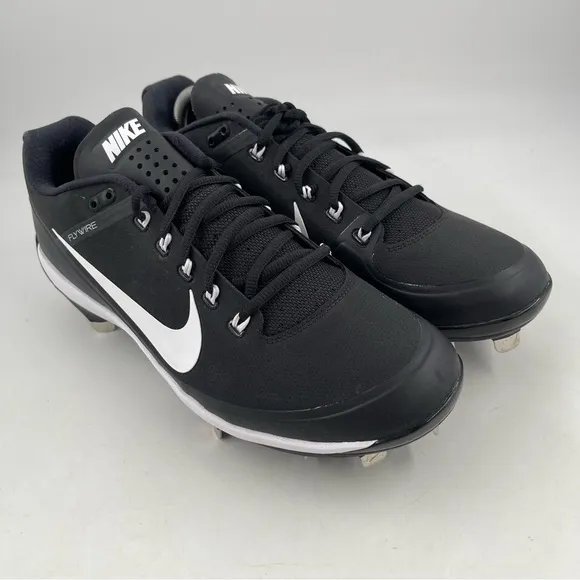 NEW! Nike Max Men’s Air Clipper 17 Black White Metal Baseball Cleats - Size 11