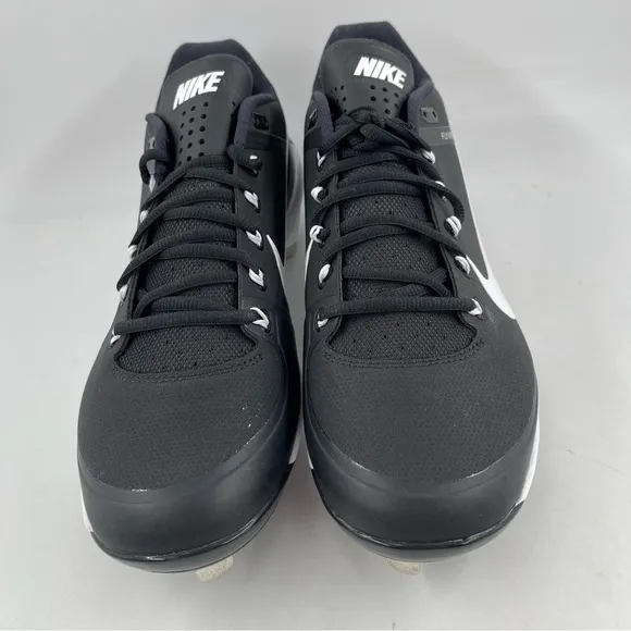 NEW! Nike Max Men’s Air Clipper 17 Black White Metal Baseball Cleats - Size 11