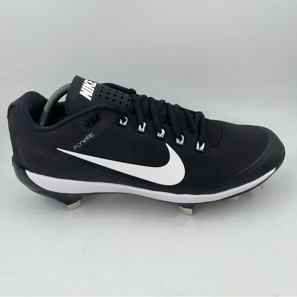 NEW! Nike Max Men’s Air Clipper 17 Black White Metal Baseball Cleats - Size 11