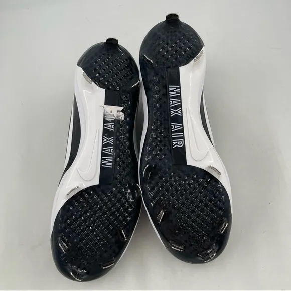 NEW! Nike Max Men’s Air Clipper 17 Black White Metal Baseball Cleats - Size 11