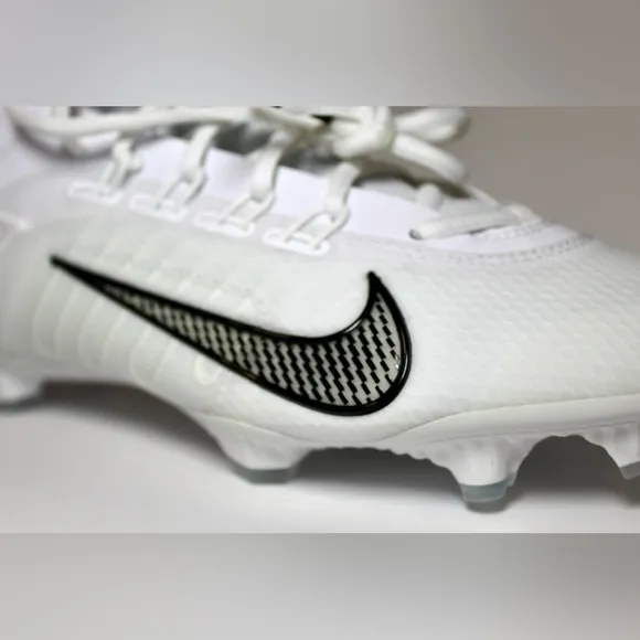 NEW Nike Men’s 9 Huarache 9 Elite Mid LAX Lacrosse Cleats White/Black FD0088-101