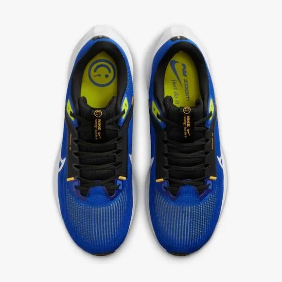 NEW NIKE men's pegasus 40 road running shoes in 401 racer blue/white-black