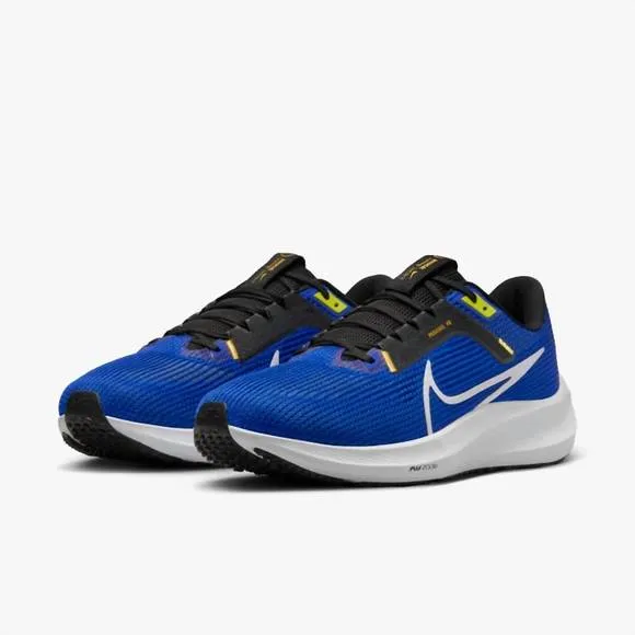 NEW NIKE men's pegasus 40 road running shoes in 401 racer blue/white-black