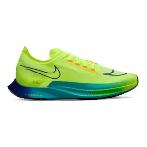 NEW NIKE men's zoomx streakfly shoes in volt/black-bright crimson