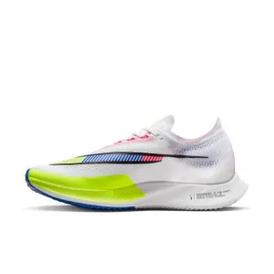 NEW NIKE men's zoomx streakfly shoes in white/volt/racer blue/black