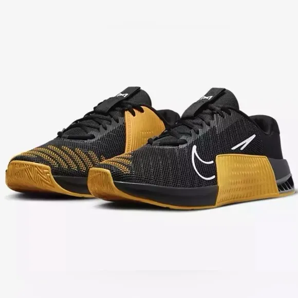 NEW Nike Metcon 9 TB 'Black University Gold' Men Training Shoes FD5431-004 10-12