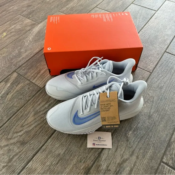 New Nike Precision 7 'Football Grey Royal Pulse' Basketball Shoes FN4322-004