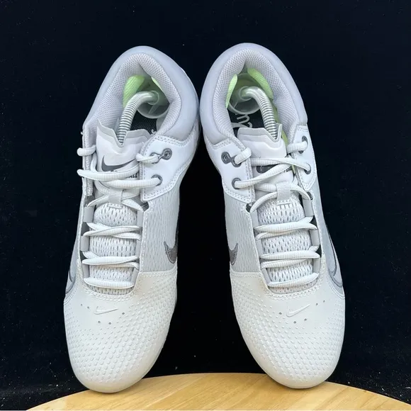 New Nike Womens Hyperdiamond 3 Keystone Cz5917 004 Gray Softball Cleats 10.5