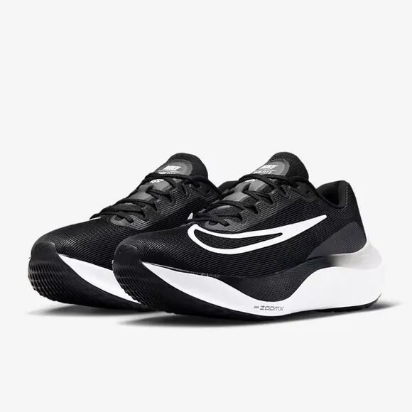 New Nike Zoom Fly 5 Road Running Shoes DM8968 001 Black White - Mens Size 14