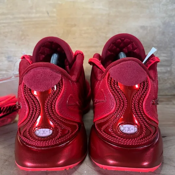 NEW Nike Zoom LeBron XXI 21 James Gang Mens Sz 9 Shoes Sneakers Crimson Gym Red