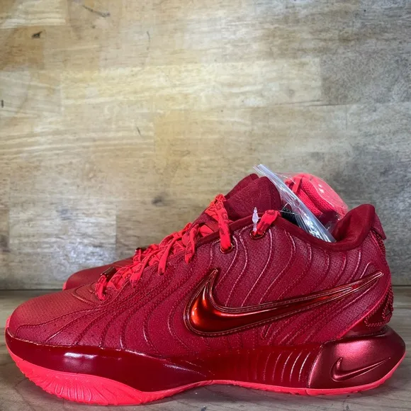 NEW Nike Zoom LeBron XXI 21 James Gang Mens Sz 9 Shoes Sneakers Crimson Gym Red