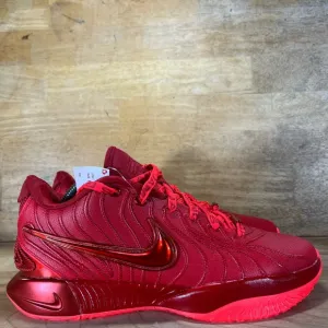 NEW Nike Zoom LeBron XXI 21 James Gang Mens Sz 9 Shoes Sneakers Crimson Gym Red
