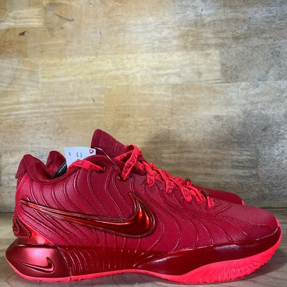 NEW Nike Zoom LeBron XXI 21 James Gang Womens Sz 10.5 Shoes Crimson Gym Red