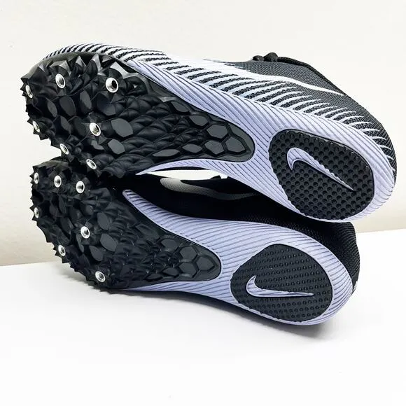 NEW Nike Zoom Rival M9 Black Purple Track &amp; Field Spikes Unisex Shoes Size 10.5