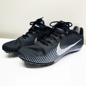 NEW Nike Zoom Rival M9 Black Purple Track &amp; Field Spikes Unisex Shoes Size 10.5