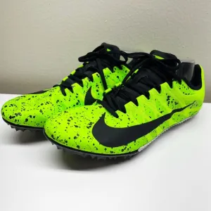 NEW Nike Zoom Rival S 9 Electric Green Track Spikes Shoes Men's 11 Women's 12.5