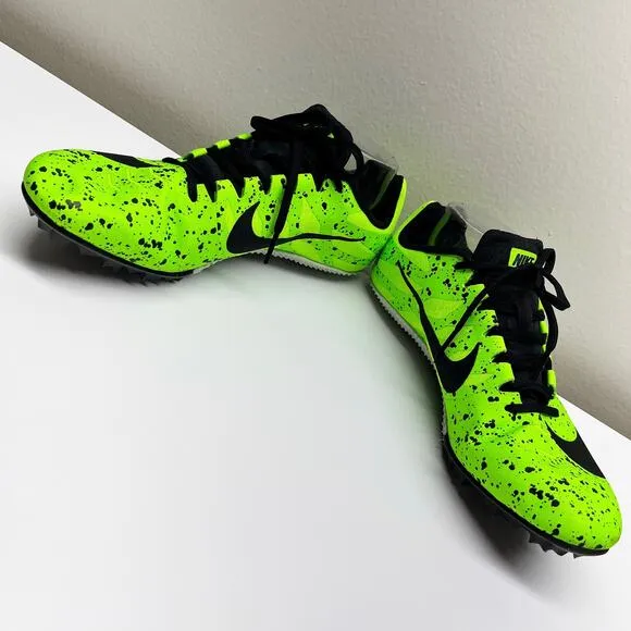 NEW Nike Zoom Rival S 9 Electric Green Track Spikes Shoes Men's 11 Women's 12.5