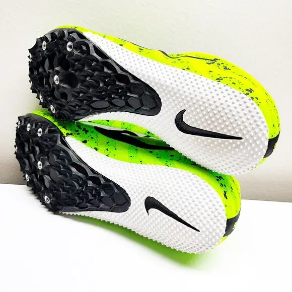 NEW Nike Zoom Rival S 9 Electric Green Track Spikes Shoes Men's 11 Women's 12.5