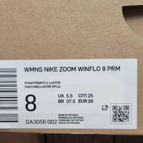 New Nike Zoom Winflo 8 Premium Road Running Shoes Sz 8
