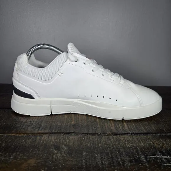 NEW On Cloud The Roger Advantage Mens Size 7.5 Casual Tennis Shoes White Spice