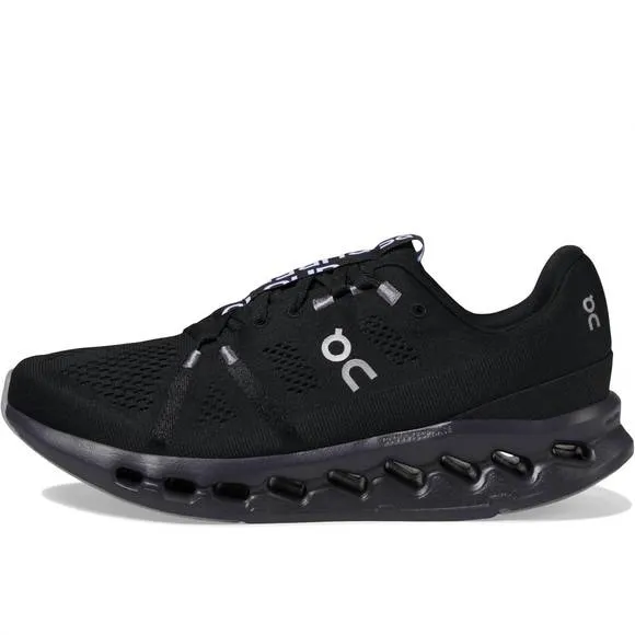 NEW ON RUNNING men's cloudsurfer running shoes in all black
