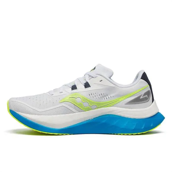 NEW SAUCONY men's endorphin speed 4 shoes in white